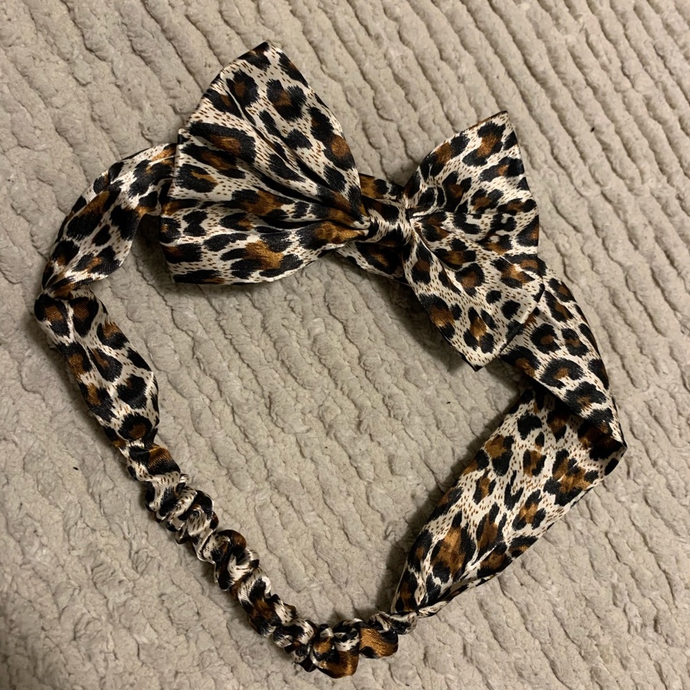 Silky Leopard Hair Headband